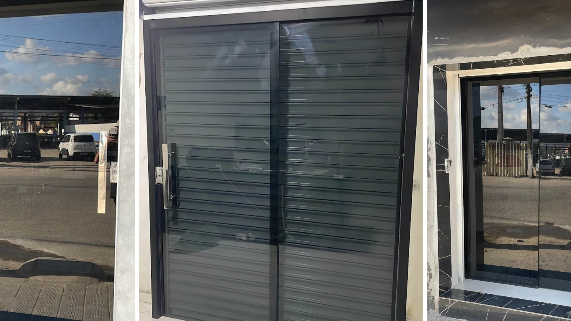 Porta de Vidro Temperado